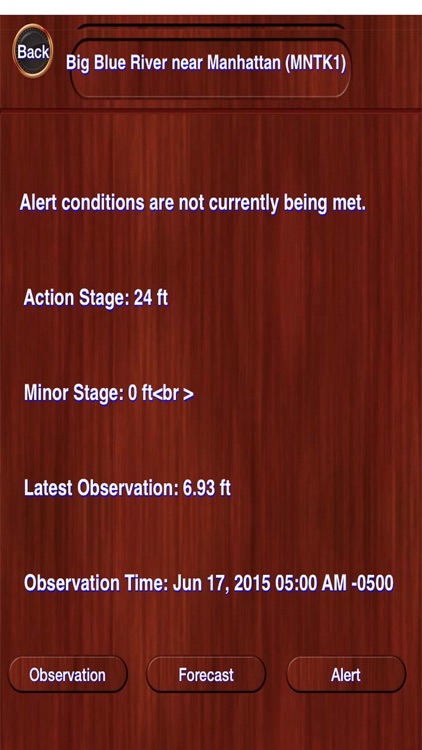 US Rivers Weather Information (from NOAA)