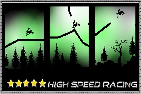 Shadow Rider : Motor-bike Dirt Racing & Crazy Stunts Lite screenshot 2