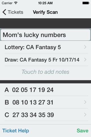 Lottery Butler screenshot 3