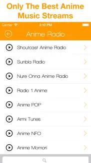 anime music radio iphone screenshot 2