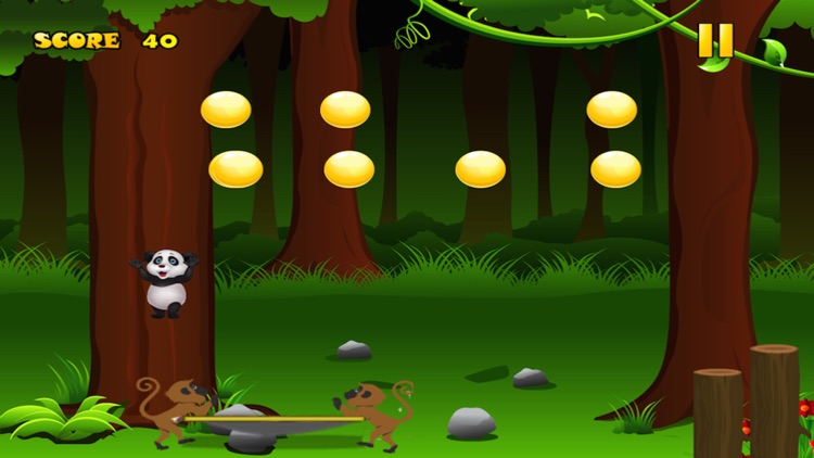 Jumping Bubble Panda - Two Monkeys and a Bear screenshot-3