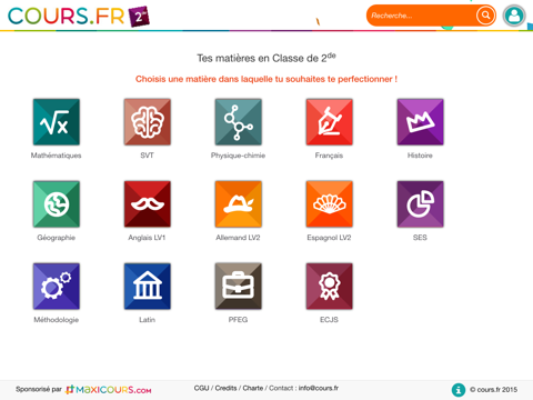 Screenshot #4 pour Cours.fr 2nde