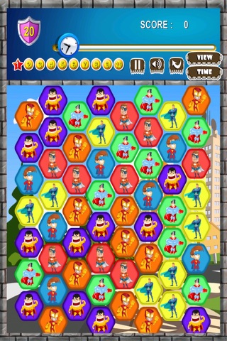 A Superhero Titan Battle Escape - Tap Match Breakout Puzzle Game screenshot 4