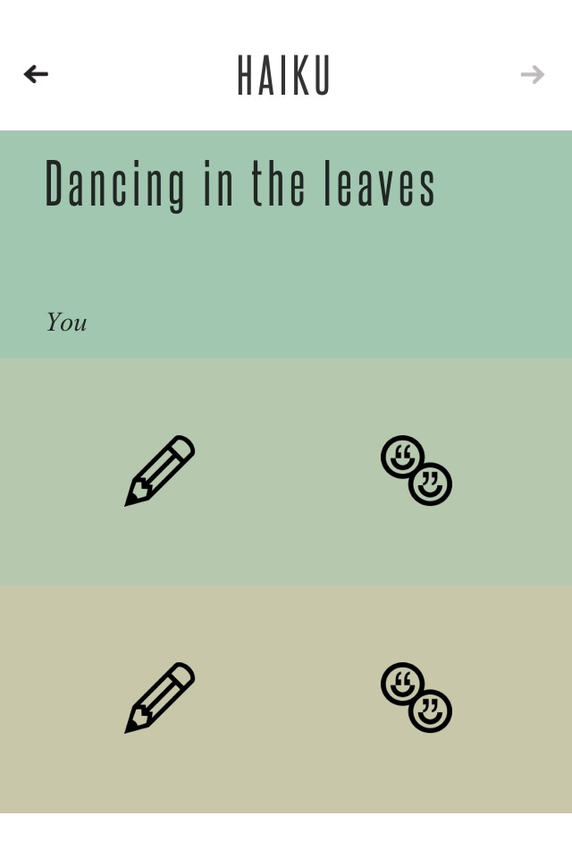 Foldpass - Creative Haiku Writing Game screenshot 3