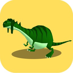 Jurassic Crossy - Dino traversant les routes