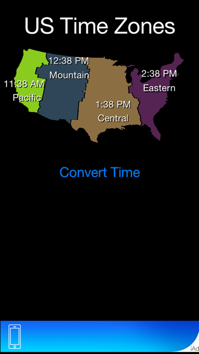 Screenshot #1 pour US Time Zones