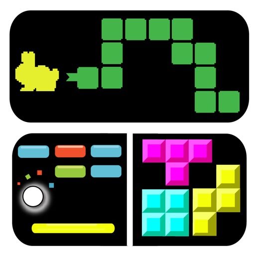 Mini Fun Games Bundle - Bricks Stack on Snake iOS App