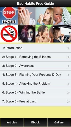 Bad Habits Free Guide - How to Free Yourself From Bad Habits(圖1)-速報App