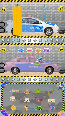 Game screenshot Police Car Wash Salon Cleaning & Washing Simulator mod apk