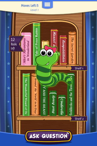 Dolly's Bookworm FREE - The Book-Lovers Puzzle Game screenshot 3