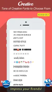 font keyboard free - new text styles & emoji art font for texting iphone screenshot 2