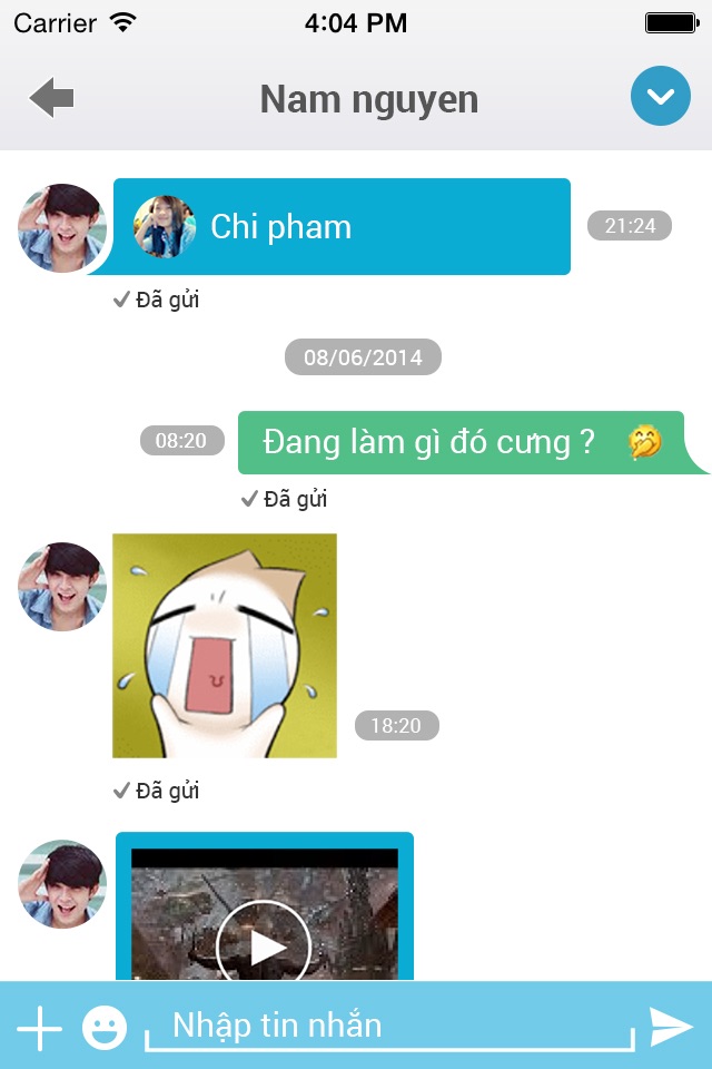 Zing Me - MXH giải trí miễn phí trên mobile - Tìm bạn chat mọi lúc screenshot 2