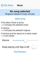 Musik Alarm Clock screenshot #5 for iPhone