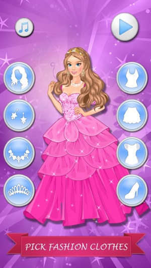 Princess Dresses: beauty salon game for girls and kids who l(圖2)-速報App