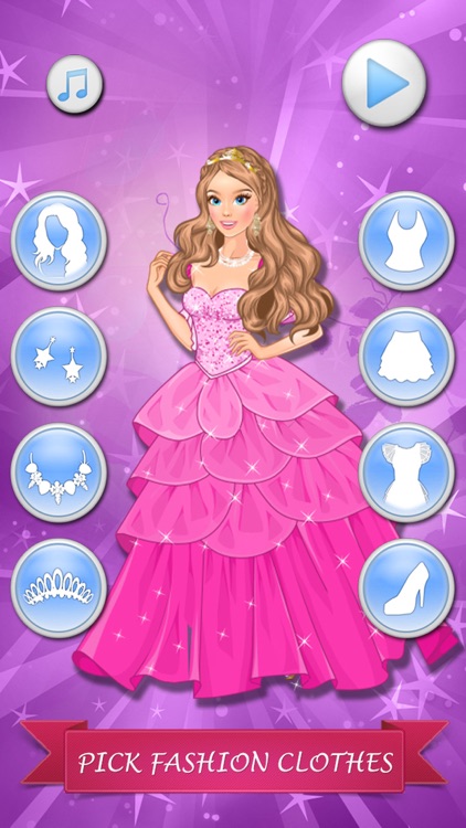 Princess Dresses: beauty salon game for girls and kids who ...