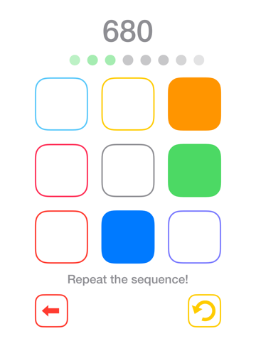 Light Tap Advanced - Challenge Your Brain iPad screenshot