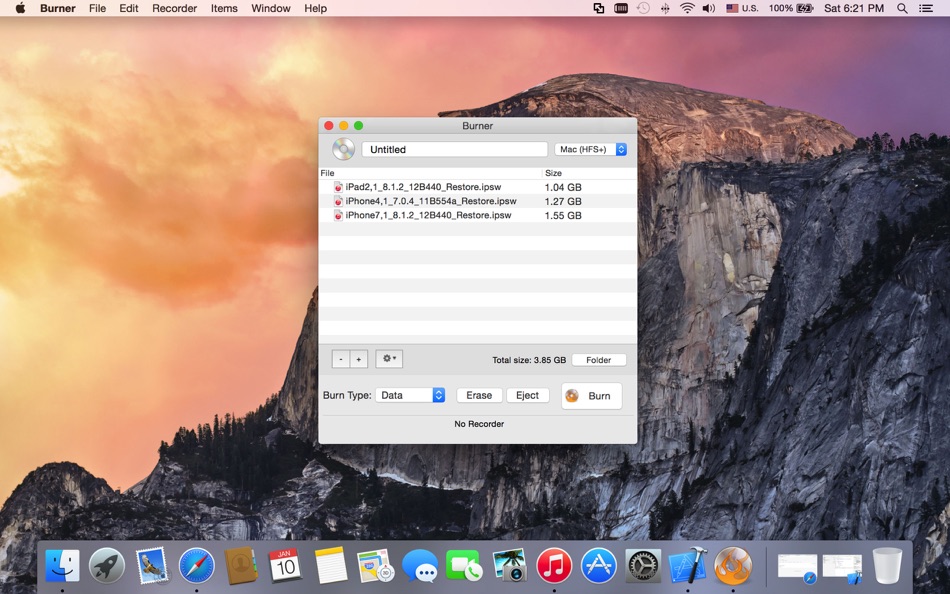 #3. Burner (macOS) 由: 松平 洪