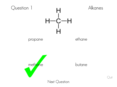 Screenshot #5 pour Basic Organic Chemistry Symbols Quiz