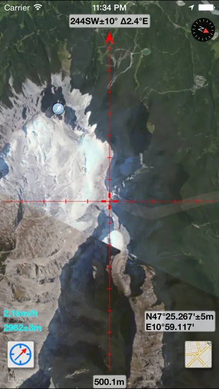 MapTool - GPS、コンパス、標高、スピード、UTM、MGRS screenshot 1 of 3