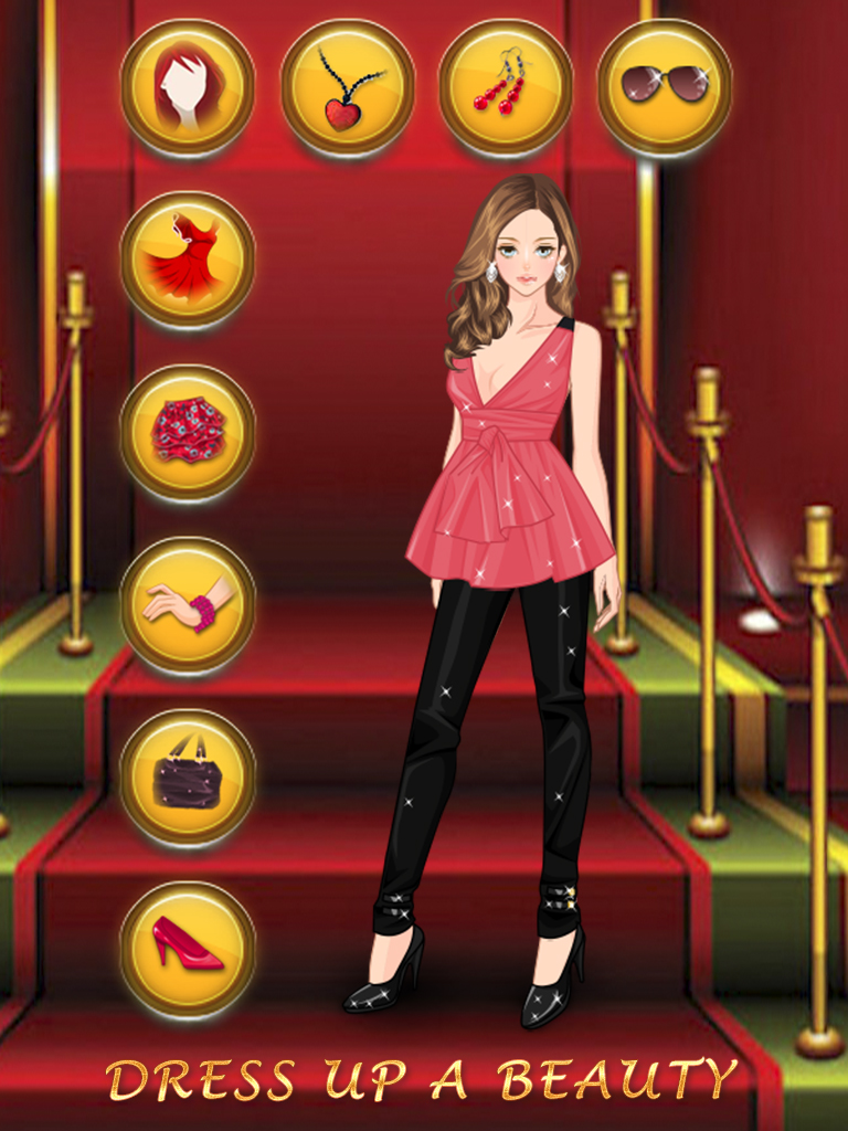 Gothic Anime Girl Salon. Pretty makeover game about crazy dresses.