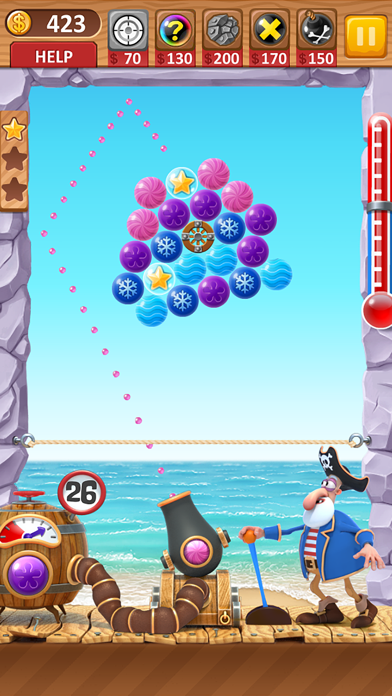 Screenshot #3 pour Bubble Shooter Archibald the Pirate