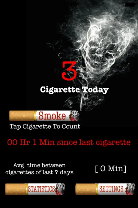 Cigarette Tracker App