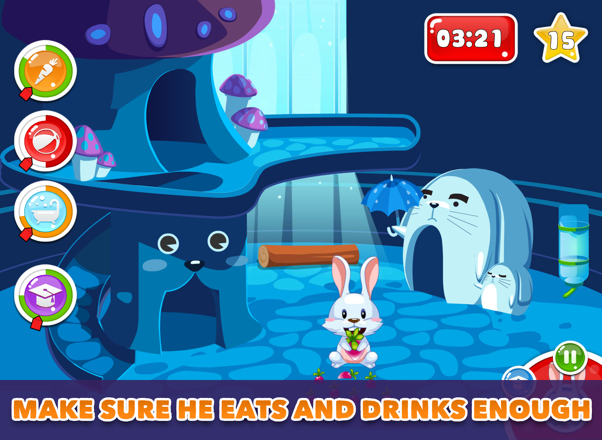 My Sweet Bunny - Your own little bunny to play with and take care of! screenshot 8