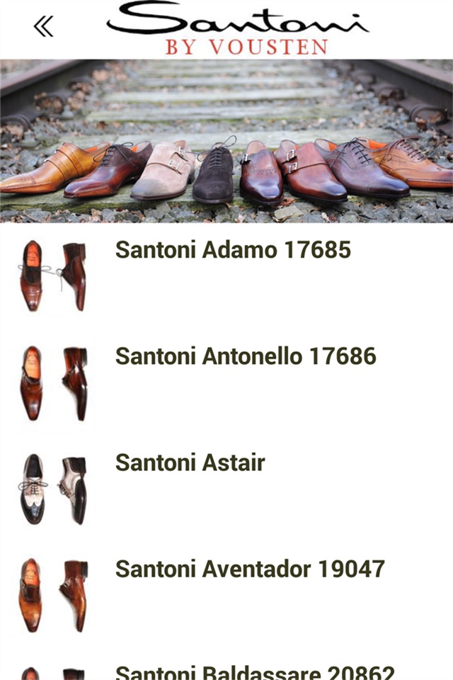 Santoni shoes screenshot 2