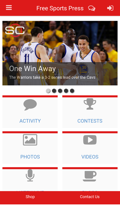 Screenshot #1 pour Free Sports Mobile