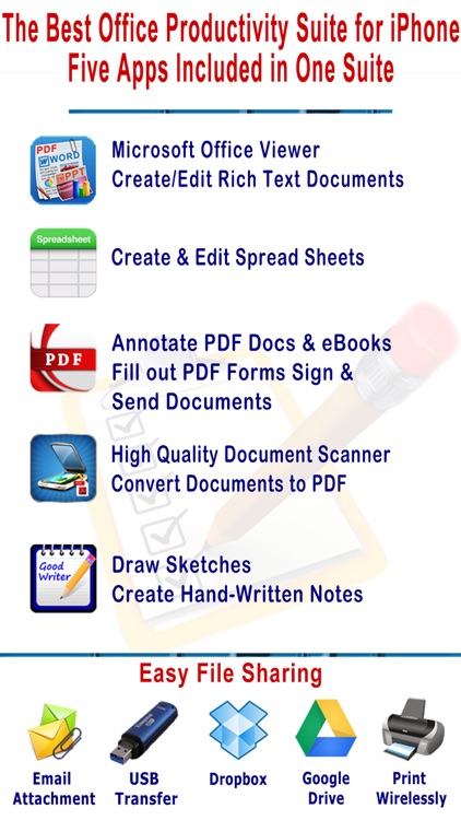 myOffice - Microsoft Office Edition, Office Viewer, Word Processor and PDF Maker
