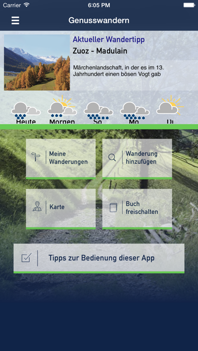 Genusswandern Schweiz Screenshot