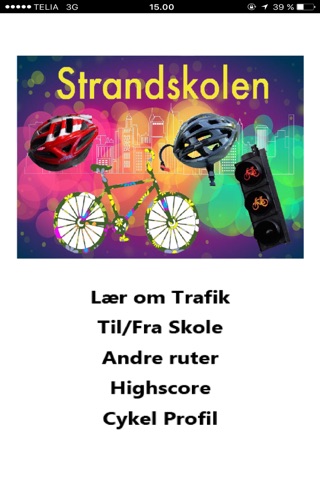 Strandskolens cykel app screenshot 2