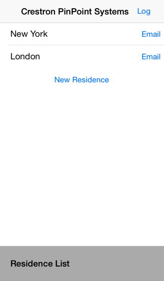 crestron home beacon setup iphone screenshot 1