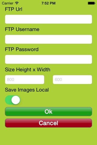 Camera FTP app screenshot 2