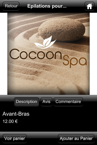 Institut de Beauté Cocoon Spa screenshot 3