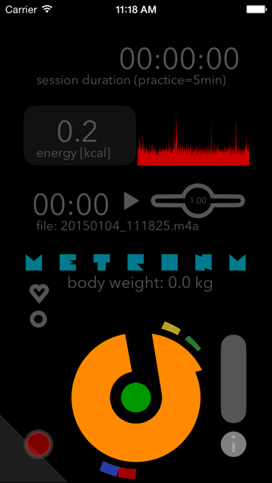 Screenshot #3 pour Metronm - métronome numérique avec traceur d'activité énergétique