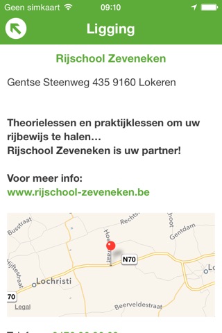 Rijschool Zeveneken screenshot 4