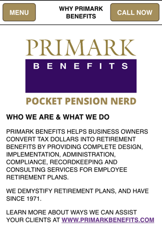 Primark Benefits Pocket Pension Nerd screenshot 4