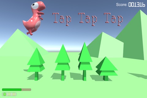 Flappy Dinosaur: Rex must fly screenshot 3