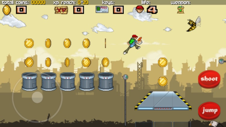 Marty McBlast - Platformer Game with Upgradable Guns