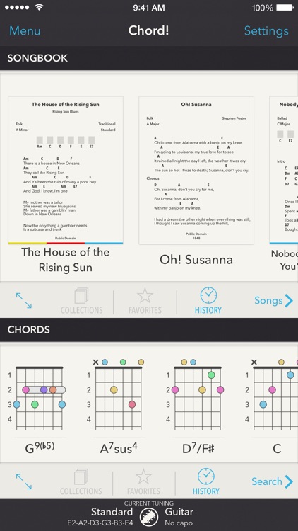 Chord! - Guitar Songbook, Chords and Scales screenshot-0