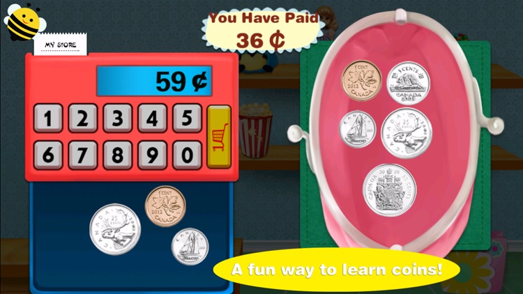 My Store - CAD coins learning game for kids