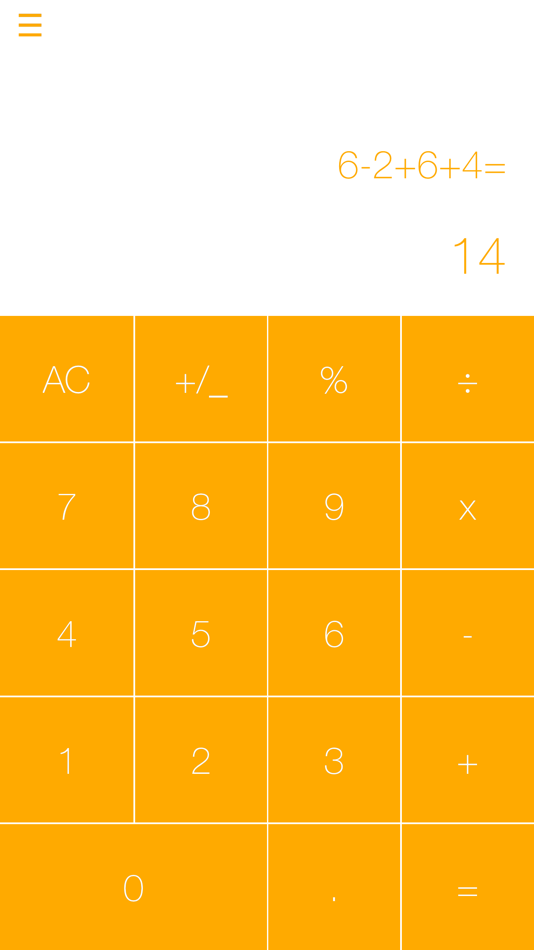 #5. Calculator :) (iOS) By: Vyasa