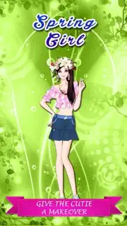habille une petite fille de printemps - mode jeu de fille pour les vrais princesses et les enfants qui aiment relooking et de maquillage iPhone Captures Décran 1