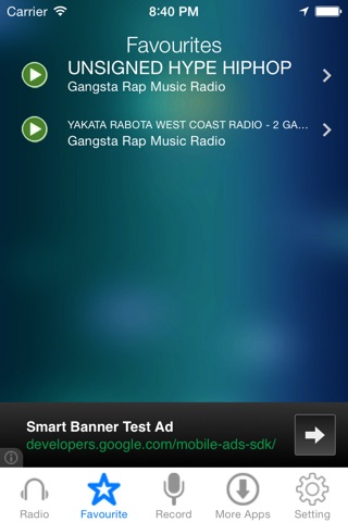 Gangsta Rap Music Radio Recorder screenshot 3