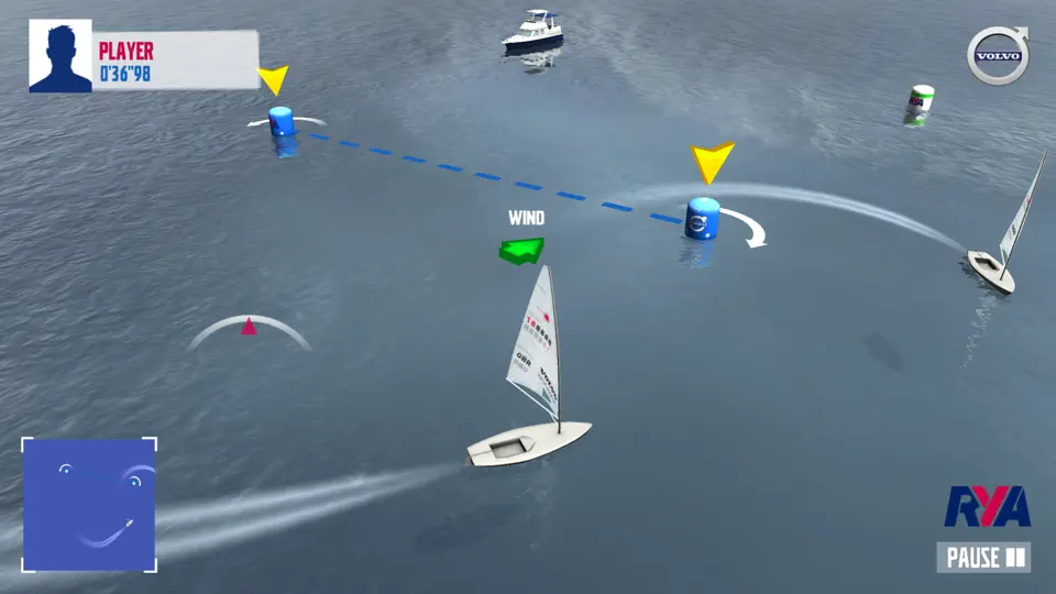 Capture d'écran de Sail For Gold Game sur iPhone 4