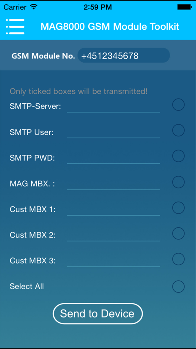 App screenshot