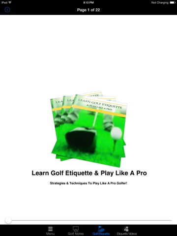 Learn Golf Etiquette:Play Like a Pro screenshot 3