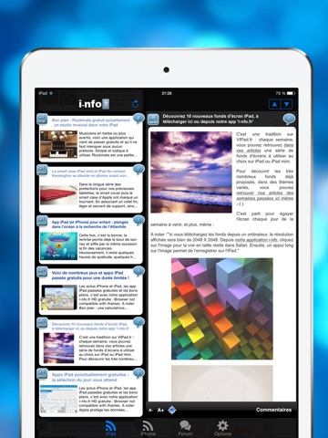i-nfo.fr HD (i-actu, tests, accessoires, apps gratuites, bons plans et news) screenshot 4