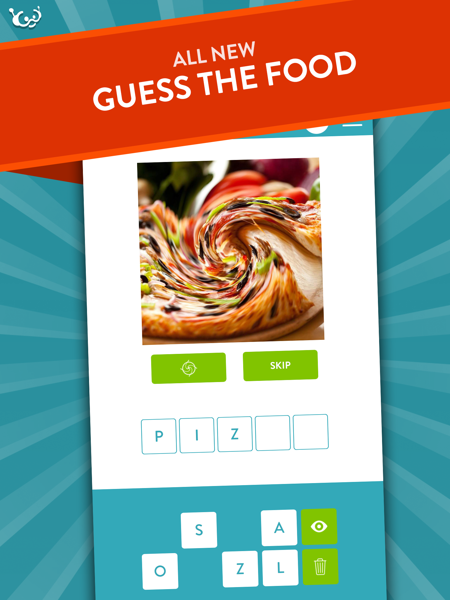 Swoosh! Guess The Food Quiz Game With a Twist - New Free Word Game by Wubu